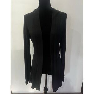 Size Medium Open Front Cardigan  by The Limited. 3/4 Sleeve & Navy Blue‎